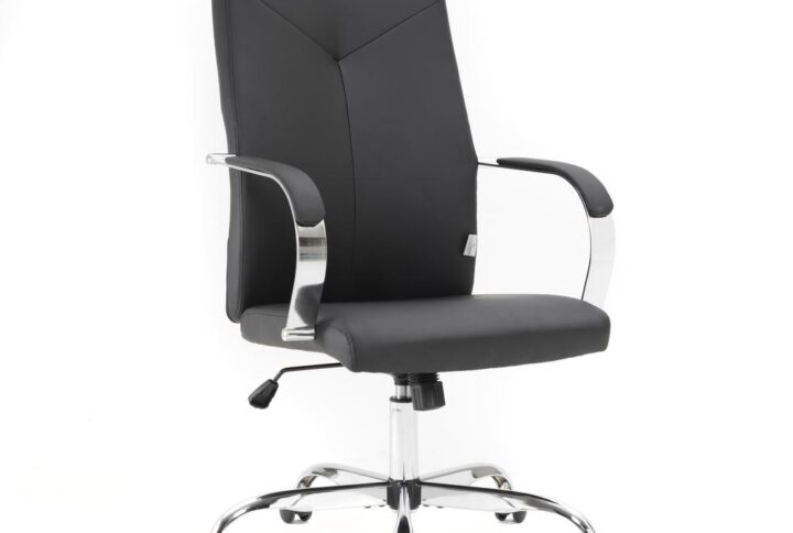 Sonora Modern High-Back Leather Office Chair From LeisureMod