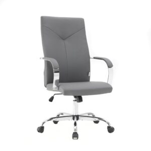 Sonora Modern High-Back Leather Office Chair From LeisureMod