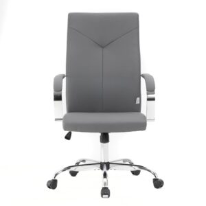 Sonora Modern High-Back Leather Office Chair From LeisureMod