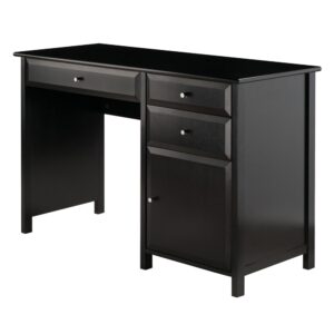 Delta Office Writing Desk Black From Winsome Wood