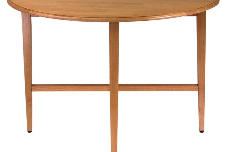 Hannah Round 42" Double Drop Leaf Gate leg Table From Winsome Wood