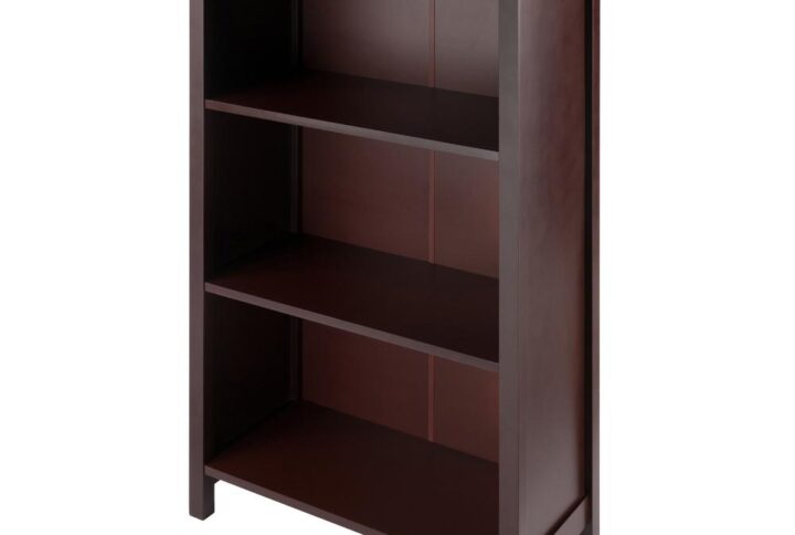 Milan Storage Shelf or Bookcase 4-Tier- Medium From Winsome Wood