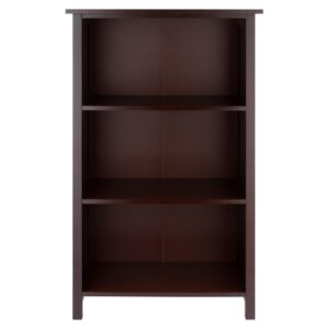 Milan Storage Shelf or Bookcase 4-Tier- Medium From Winsome Wood