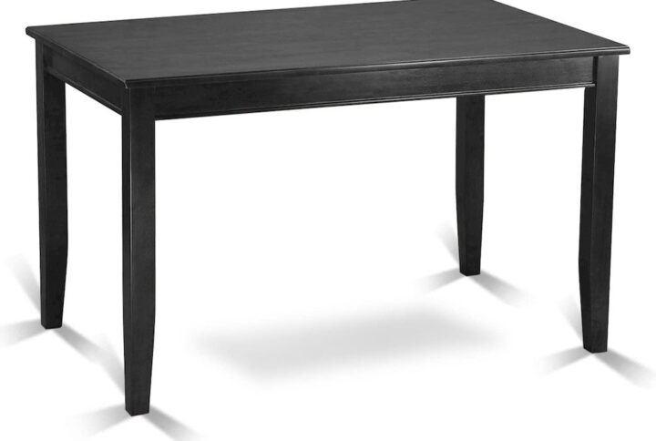 Buckland  Counter  Height  Rectangular  Table  30"x48"  in  Black  Finish From East West Furniture