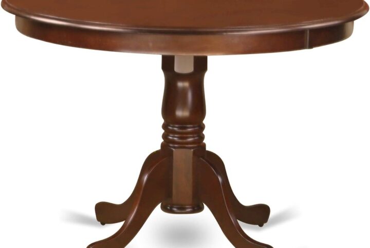 Hartland  Table  42"  diameter  Round    Table  -Mahogany  Finish From East West Furniture