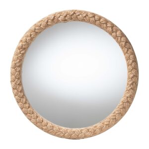 Shara Coastal Braided Rope Accent Mirror From bali & pari From bali & pari