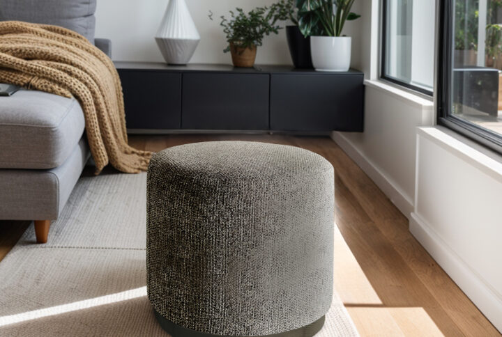 The Chapel Hill Zoe Oval Accent Ottoman brings elegance and versatility to any space