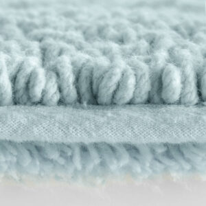 that creates an incredibly dense and plush look and feel. This bath rug is also OEKO-TEX certified