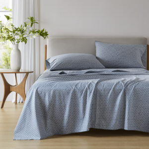 Experience comfort with our 144 Thread Count Cotton Sheets set. These sheets are designed to be breathable and soft. The fitted sheet includes a 16" elastic deep pocket for a secure fit. Ideal for both warm summer nights and chilly winter evenings