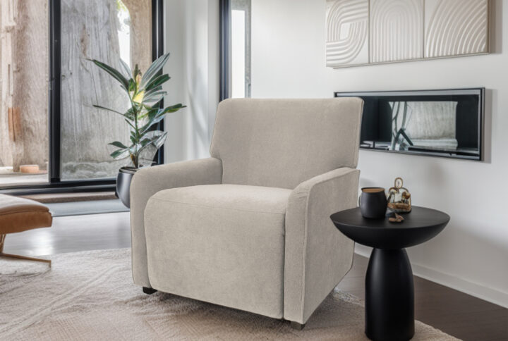 The Kennedy Recliner by Chapel Hill blends modern style with superior comfort