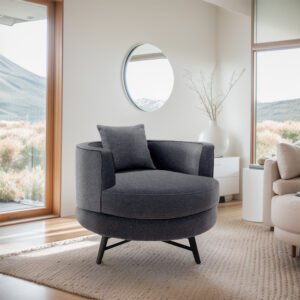 The Chapel Hill Harper Swivel Chair offers a stylish blend of modern design and unmatched comfort