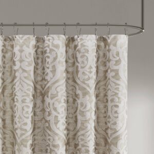 each shower curtain is finished with 12 button holes on top making it easy to assemble hooks and hang onto rod (hooks and rod not included). To better preserve this beautiful shower curtain