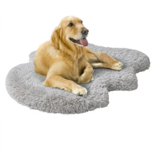 Friends Forever modern faux fur pet rug as an orthopedic dog bed to support and comfort dogs and cats of all ages. The attractive faux fur and area rug style blend seamlessly into home decor. Pet owners will no longer have to hide the bulky dog bed when guests visit. The pet bed mat for dogs and cats that love to curl up and stretch out when sleep. The egg crate foam provides joint support