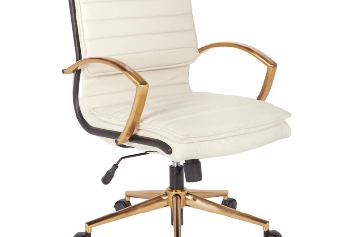 Mid-Back Faux Leather Chair From OSP Home Furnishings