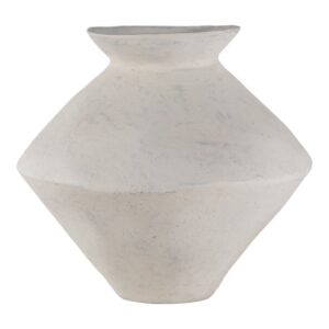 Raja Medium Decorative Vessel White From Moe's