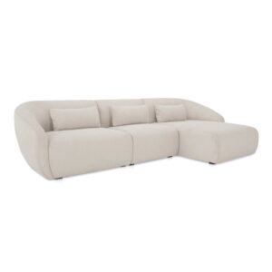 Amelia Lounge Modular Right Sectional Warm White From Moe's Home Collection