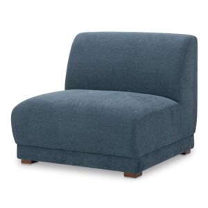 Fraser Slipper Chair Deep Blue From Moe's Home Collection