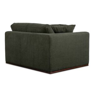 Rue Left Arm Facing Chair Deep Green From Moe's Home Collection