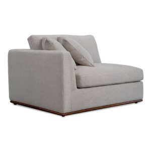 Rue Left Arm Facing Chair Flecked Grey From Moe's Home Collection