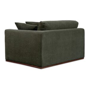 Rue Right Arm Facing Chair Deep Green From Moe's Home Collection