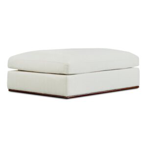 Rue Ottoman Off White From Moe's Home Collection