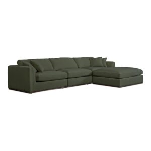 Rue Lounge Modular Sectional Deep Green From Moe's Home Collection