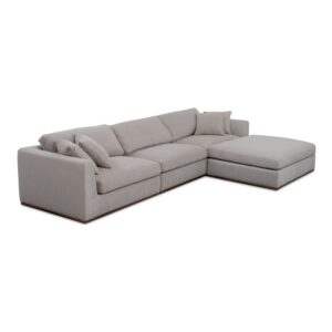 Rue Lounge Modular Sectional Flecked Grey From Moe's Home Collection