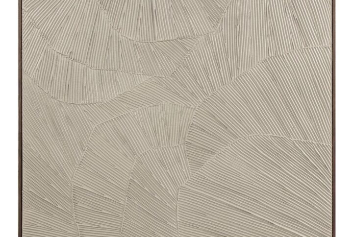Flutter Framed Painting Cool Beige From Moe's Home Collection