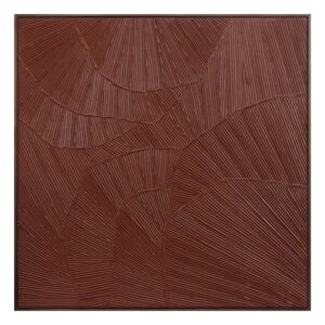 Flutter Framed Painting Maroon From Moe's Home Collection