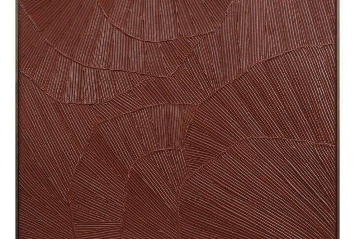 Flutter Framed Painting Maroon From Moe's Home Collection