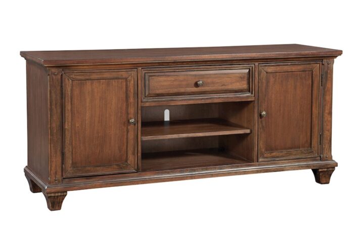 Sedona 66" Entertainment Console - Cinnamon Cherry From American Woodcrafters