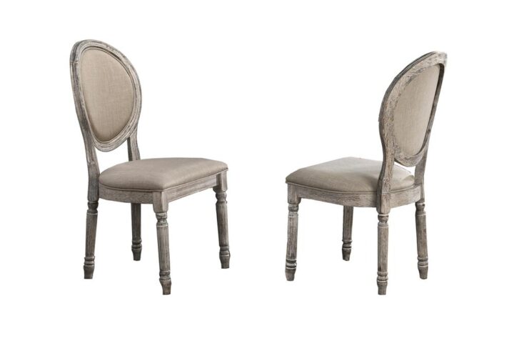 Best Master Furniture Fiona 19.5" Wood Dining Chair in Mocha/Natural (Set of 2) From Best Master Furniture