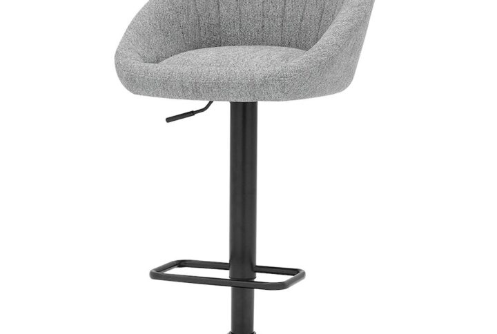 Watson KD Fabric Gaslift Swivel Bar Stool From New Pacific Direct