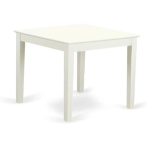 Oxford  Square  Dining  Table  -  Linen  White From East West Furniture