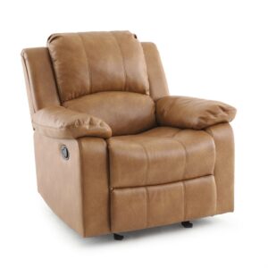 Clifton Saddle Leather Gel Glider Rocker Recliner From Comfort Pointe