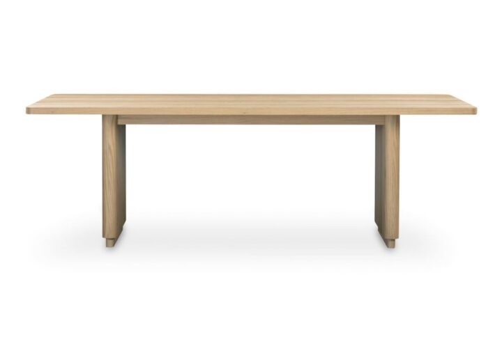 Round Off Small Dining Table Nastural Oak From Moe's Home Collection