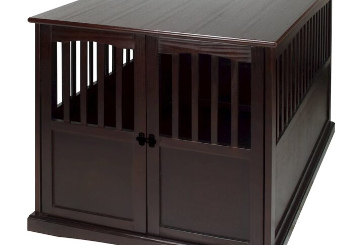 Wooden Extra Large Pet Crate Espresso End Table From Casual Home