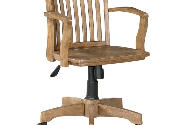 Deluxe Wood Banker's Chair From Office Star