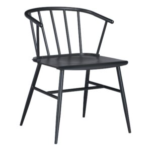 Lincoln All Metal Chair in Black Finish From OSP Home Furnishings
