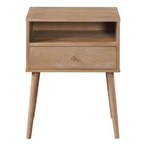 Rena 1-Drawer Side Table with Shelf From Office Star
