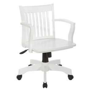 Deluxe Wood Banker's Chair From Office Star