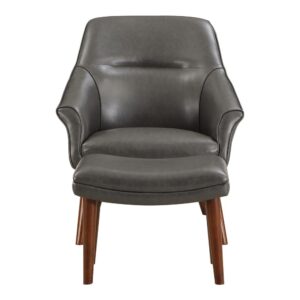 Waneta Chair and Ottoman From Office Star