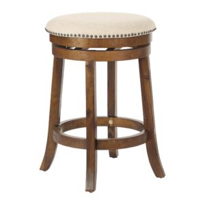 Round Backless Swivel Stool 30" From Office Star