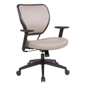 Antimicrobial Dillon Stratus Seat and Back Task Chair with Adjustable Angled Arms and Nylon Base