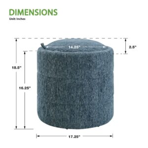 Bartley Storage Ottoman in Atlantic Fabric From OSP Home Furnishings