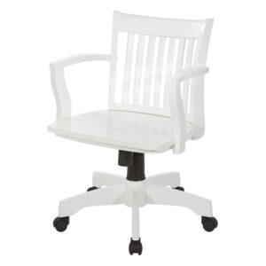 Deluxe Wood Banker's Chair From Office Star