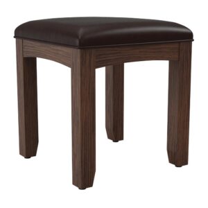Modern Mission Bench for Vanity in Vintage Oak K/D