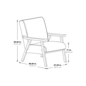 Weldon Armchair Navy From Office Star