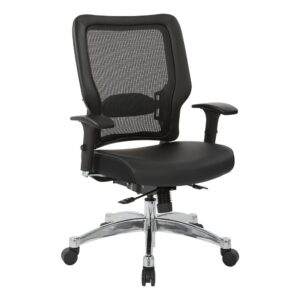 Black Vertical Mesh Back Chair From Office Star