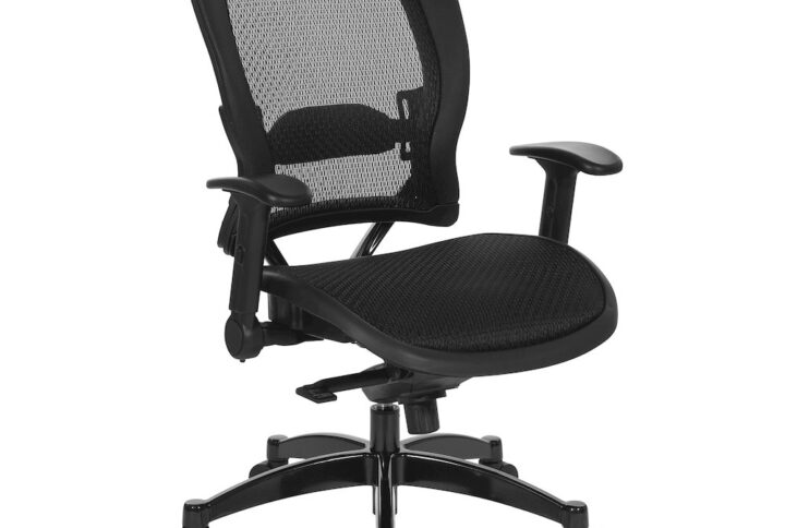 Manager's Black Breathable Mesh From Office Star